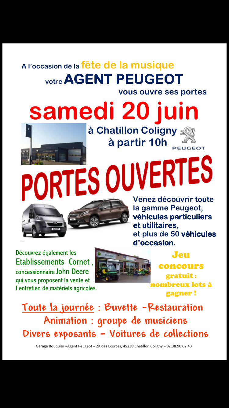 ETS CORNET - Portes Ouvertes 2015 Agence de Chatillon Coligny